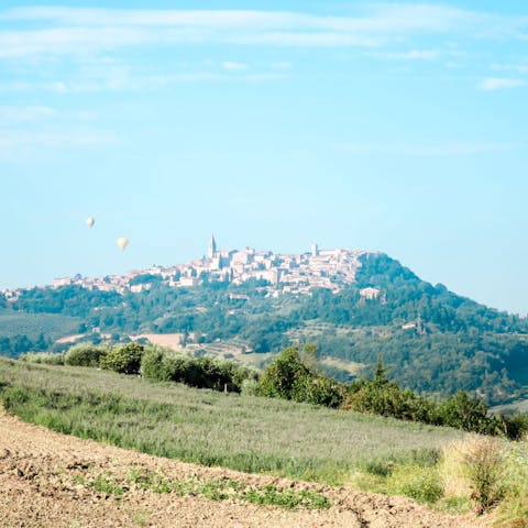 Venture out to the stunning town of Todi, just a ten-minute drive from home