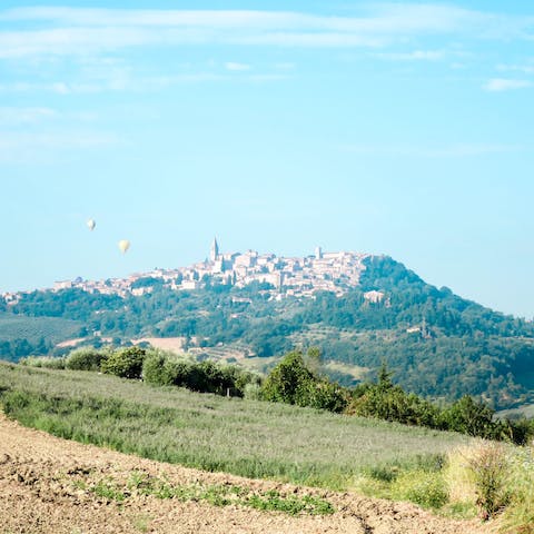 Venture out to the stunning town of Todi, just a ten-minute drive from home
