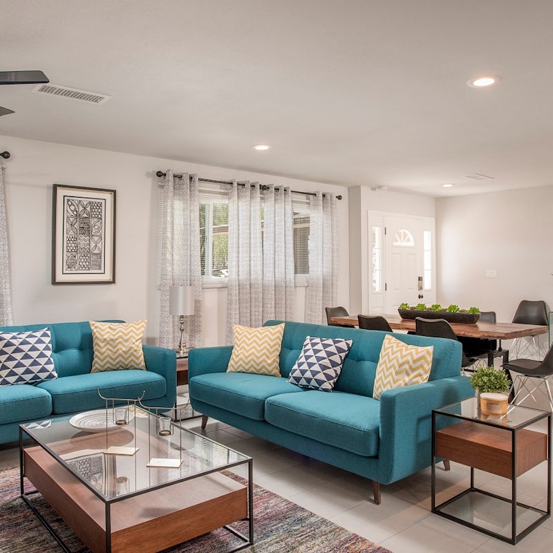 Plot your next adventure in the open-plan living room