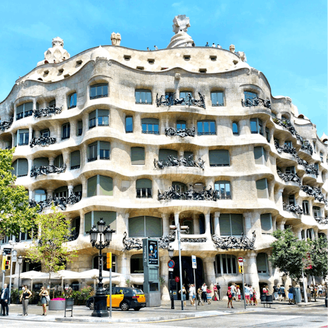 Explore Gaudi's iconic architecture – starting with Casa Milà