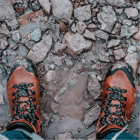 Hike in the hills outside of ski season