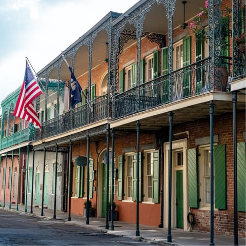 Stay in the heart of New Orleans, Louisiana