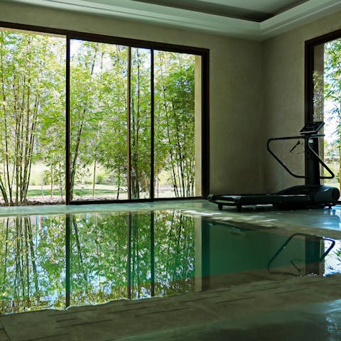 Embrace energising workouts and leisurely swims in the indoor pool