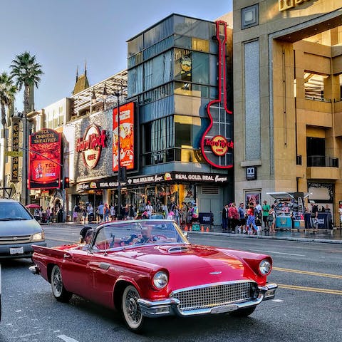 Explore Hollywood's most iconic sights, a twenty-minute drive from your door