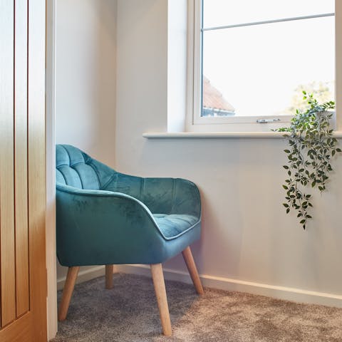 Find some peace with a good book in the sunny reading spot