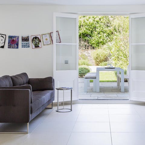 Enjoy indoor-outdoor living in the open plan living area