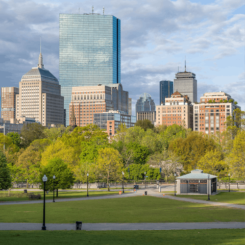 Explore the fun-filled city of Boston, a charming place that's steeped in history