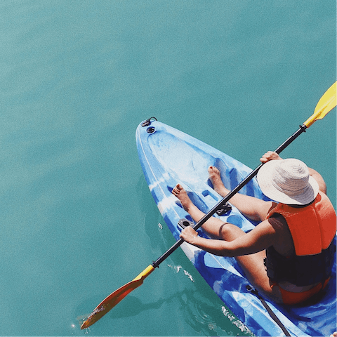 Take part in some watersports at nearby Llandegfedd Reservoir