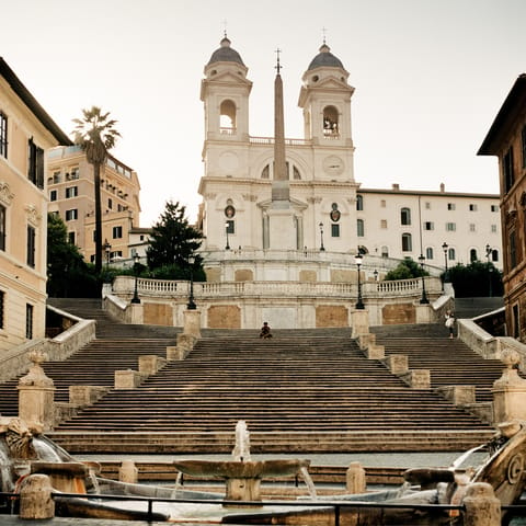 Soak up the culture from the Spanish Steps – you only need to walk two minutes