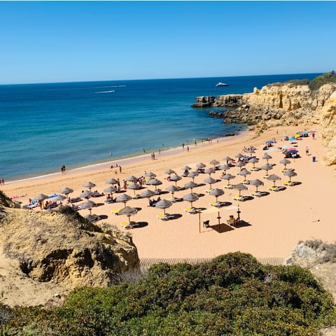 Venture to the coast with the nearest beach, Praia de Vilamoura, only 2km away 