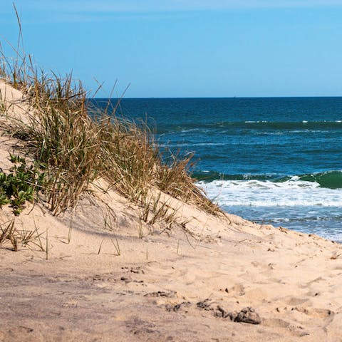 Explore the beautiful beaches of The Hamptons from your home in Northwest Harbor – it's a twelve-minute drive to East Hampton