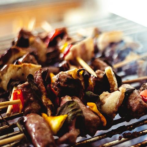 Light the gas grill and whip up a barbecue for the whole gang