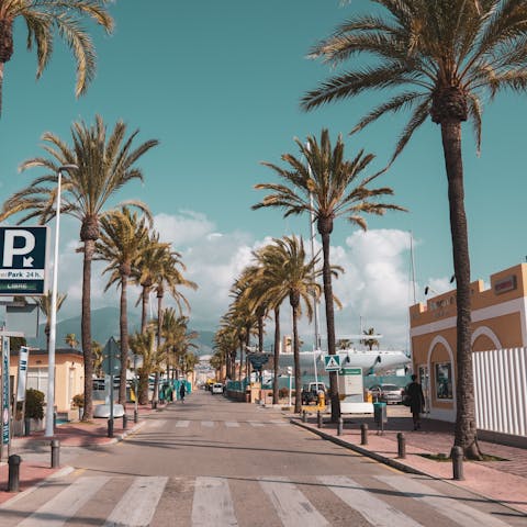 Stroll into the tropical oasis in Fuengirola town centre to get into the holiday mode