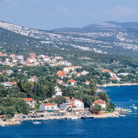 Walk 400m to the beach and order a refreshment from the beach bar