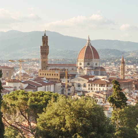 Visit the Cathedral of Santa Maria del Fiore – it's within walking distance