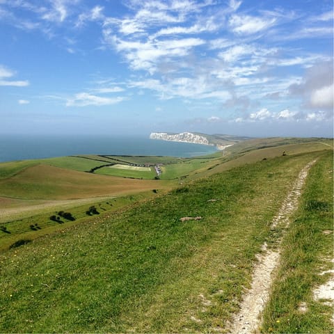 Explore the Isle of Wight's Area of Outstanding Natural Beauty, where your home is located