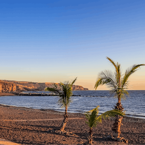 Spend an afternoon at Playa de Ajabo, a fifteen-minute drive away