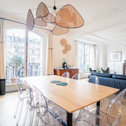 Shop at nearby Aligre Market and whip up French cuisine at home