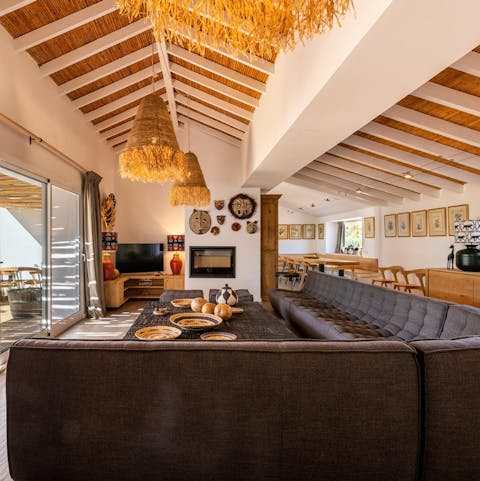 Enjoy the comfort and luxury of this unique and stylish interior