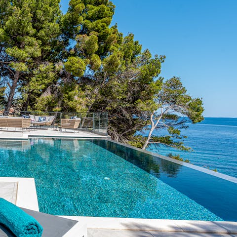 Take in the mesmerising views whilst swimming in the pool