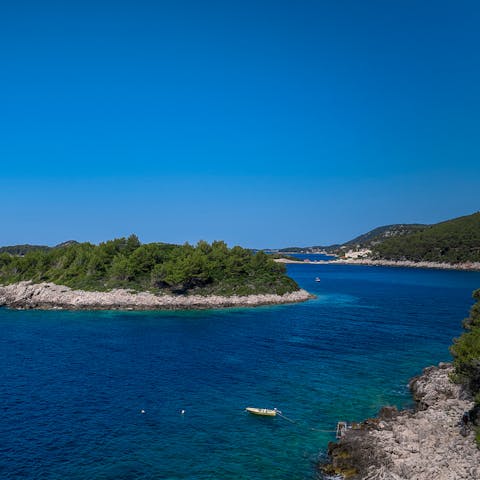 Immerse yourself in the natural beauty of Croatia from Korčula
