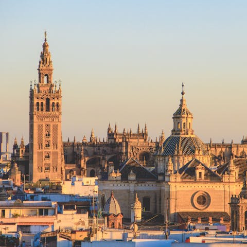 Get out and explore the beautiful architecture of Seville