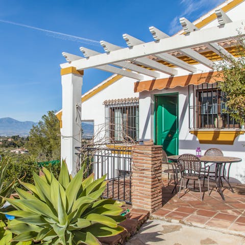 Steal away to enjoy a coffee and moment of quiet on the balcony