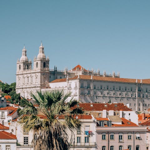 Stroll down to Alfama and discover the city's historical landmarks