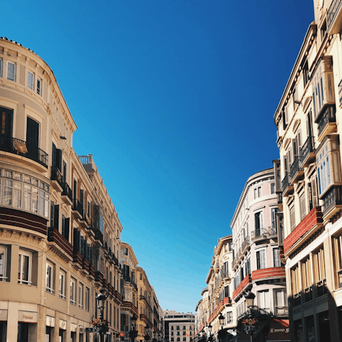 Stay in the heart of Málaga, within touching distance of the city's Picasso Museum