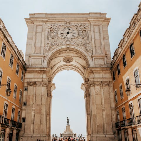 Stroll into the city centre and explore the likes of bustling Baixa and atmospheric Alfama