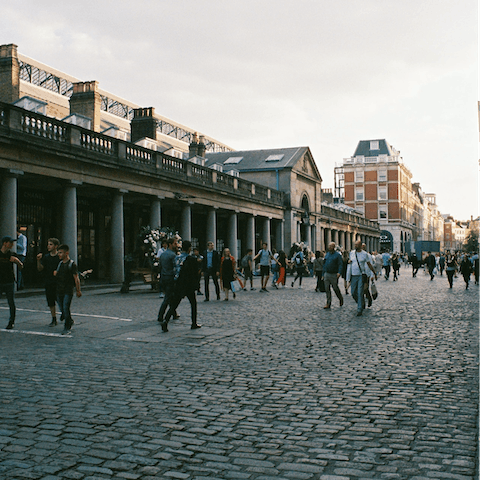 Shop around Covent Garden, right on your doorstep