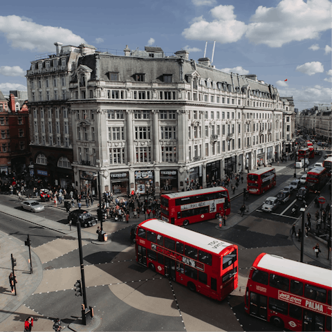 Head into central London – Turnham Green Station is just minutes away