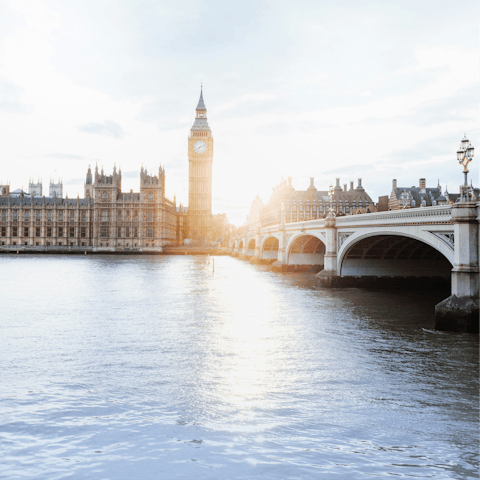 Stay in the heart of Westminster, walking distance from Big Ben