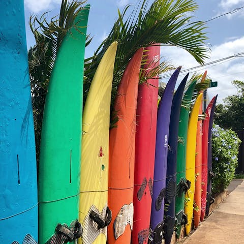 Enjoy a variety of watersports at the beach