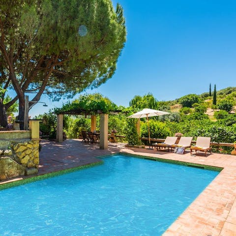 Find a wonderful sense of serenity in the garden and swimming pool