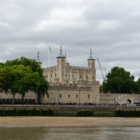 Hop on a bus down to the famous Tower of London