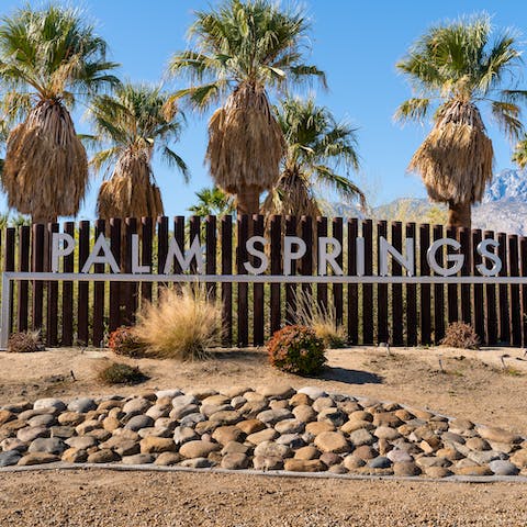 Explore the oasis of art, architecture and adventure that is Palm Springs, a 25-mile drive north-west