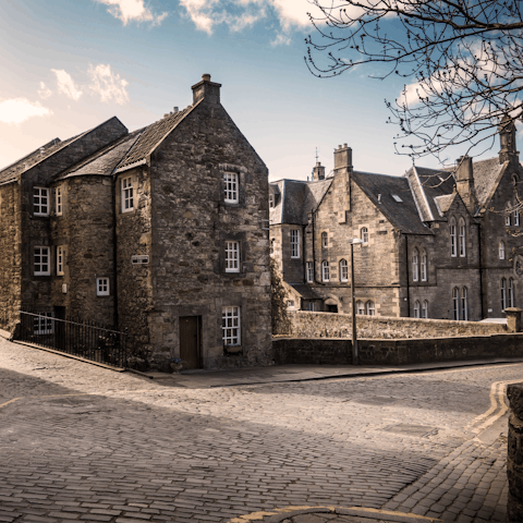 Explore Edinburgh's historic Old Town from this central base