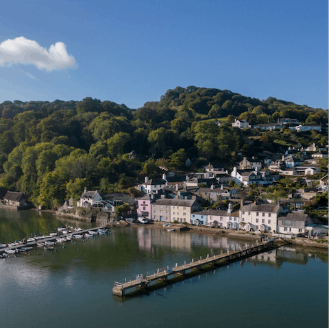 Head out and explore the charming maritime town of Dartmouth