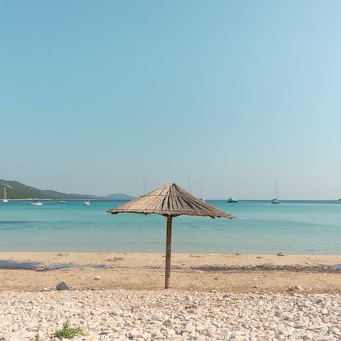 Spend a day swimming in the sea at nearby Playa Las Chapas 