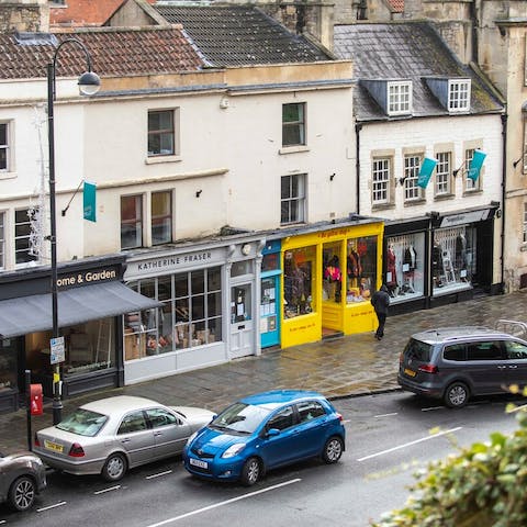 Bath's Artisan Quarter is right outside your window