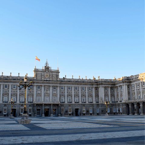 Visit the Palacio Real Madrid, a short walk away