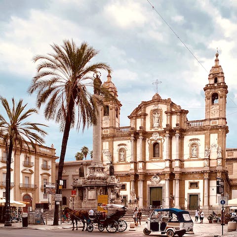 Head out and explore Palermo's charming city centre