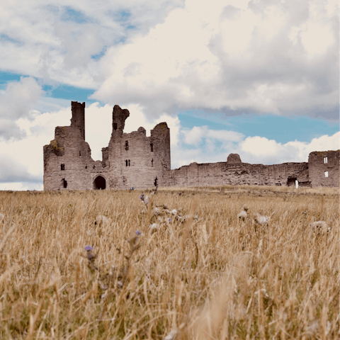 Pay a visit to the historic Dunstanburgh Castle, a twenty-one minute walk away
