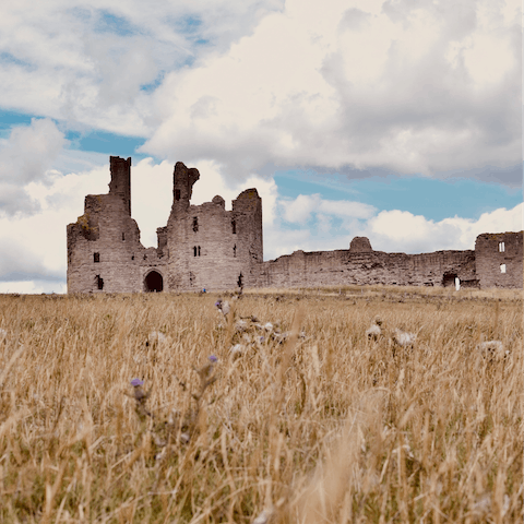 Pay a visit to the historic Dunstanburgh Castle, a twenty-one minute walk away