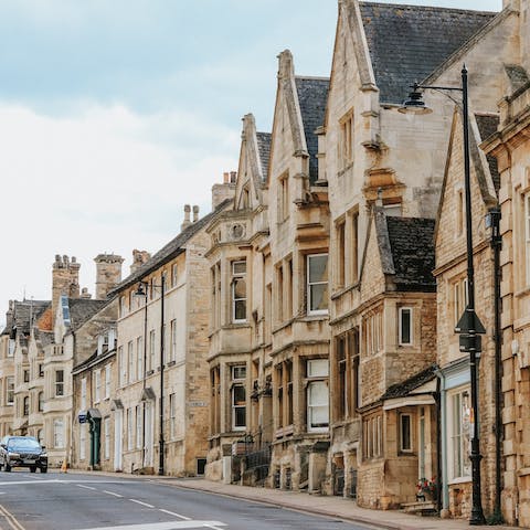 Visit the quaint town of Stamford, just fifteen minutes away