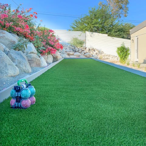 Give Bocce a whirl on the ball court