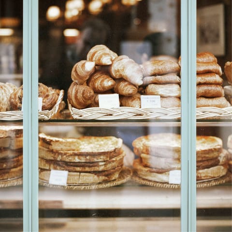 Pick up a delicious sweet treat in a local bakery