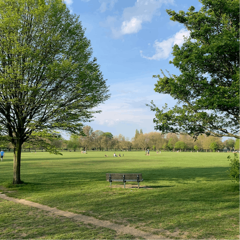 Stroll across Wandsworth Common, just a ten-minute walk away