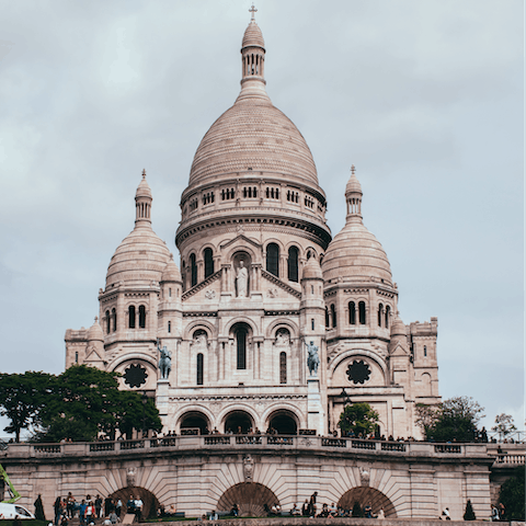 Visit the Basilica of Sacré Coeur de Montmartre – it's within walking distance
